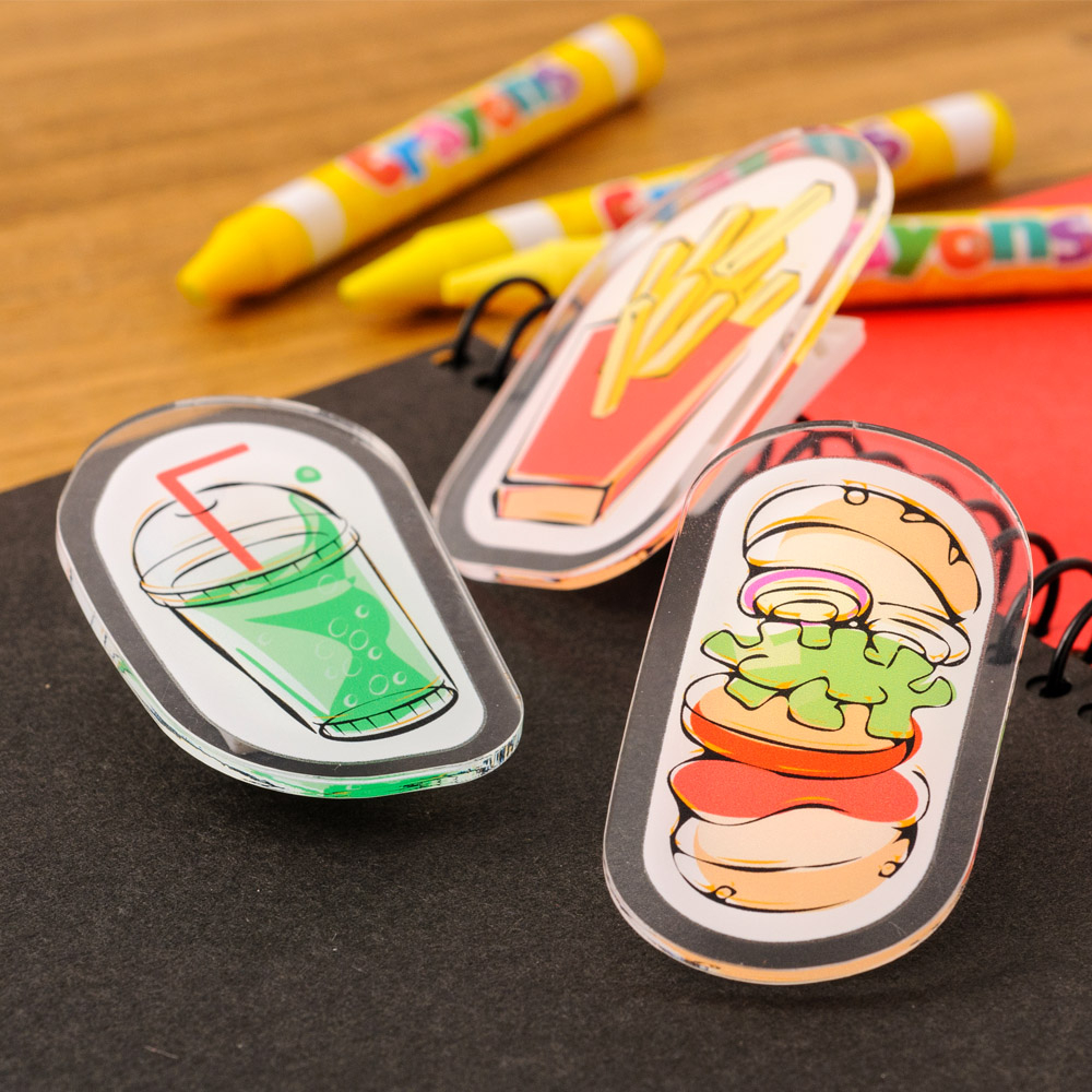 アクリルクリップ台紙付タイプ