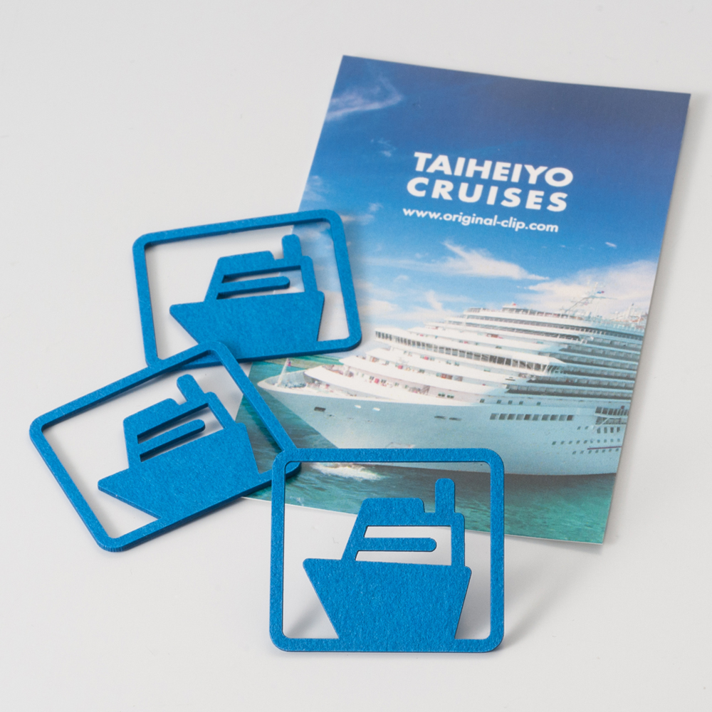 カラー紙クリップ　台紙付タイプ印刷無しタイプ