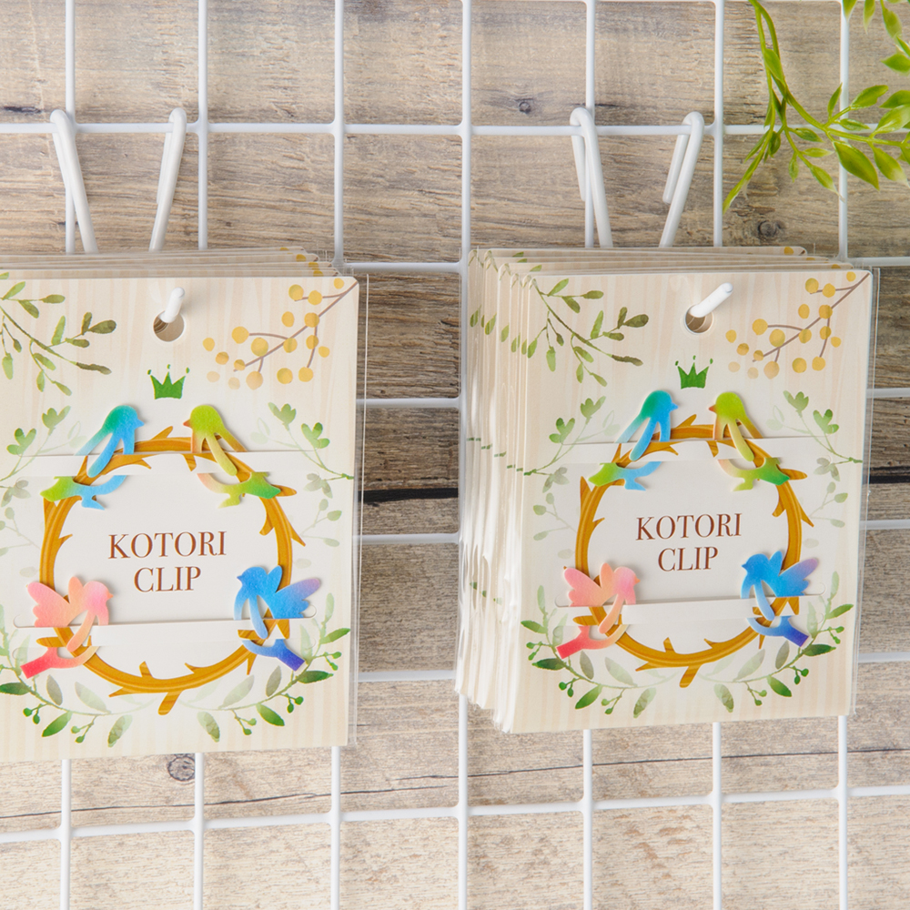 紙クリップ　フック台紙付タイプ印刷有タイプ