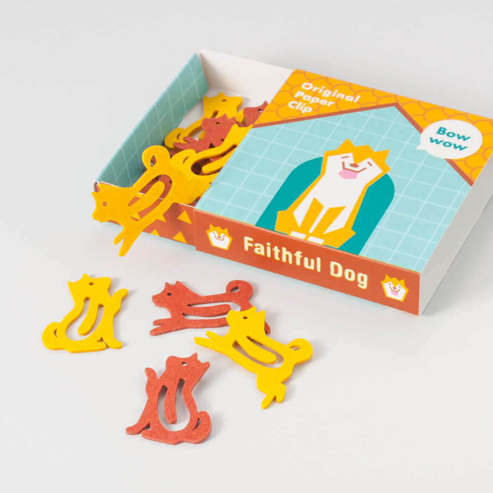 カラー紙クリップ　ミニ箱タイプ印刷無しタイプ