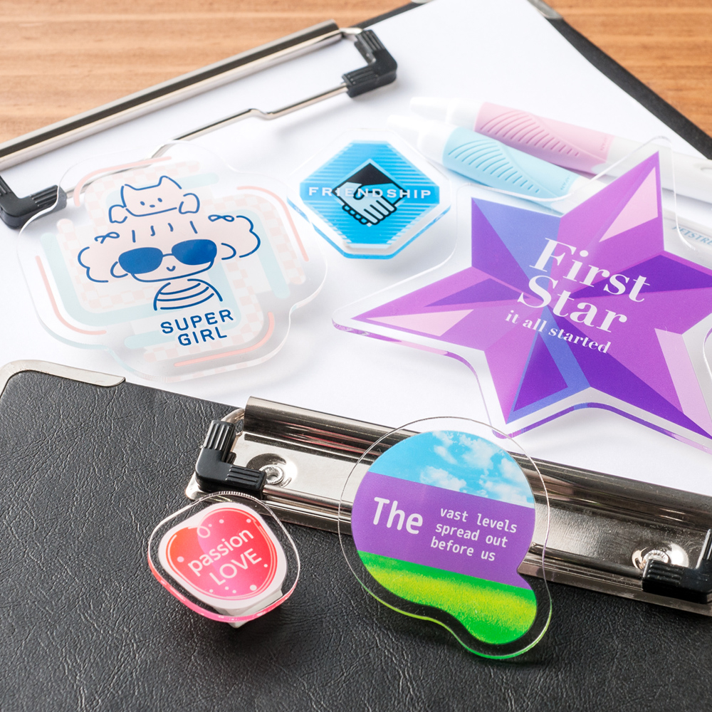 アクリルクリップ